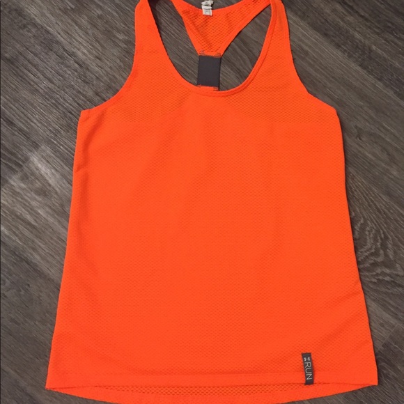 Under Armour Tops - Under Armour Orange Tank Top Medium Under Armour Tops - Under Armour Orange Tank Top Medium